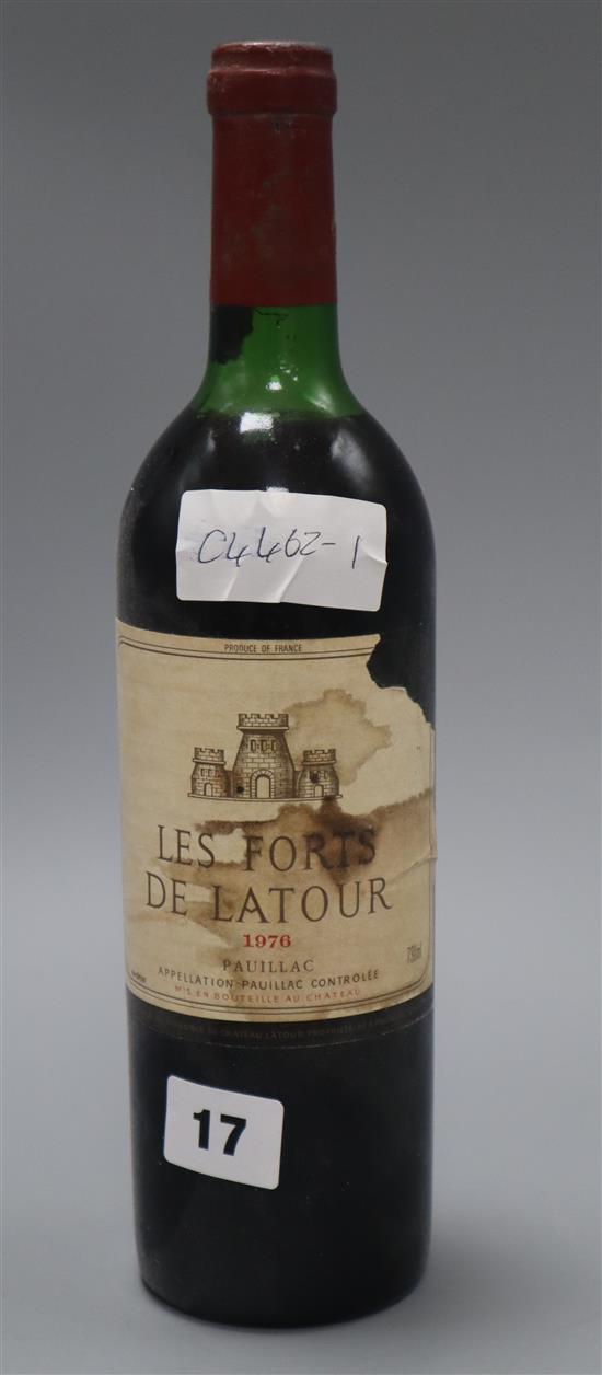 One bottle of Chateau Les Forts de Latour, 1976